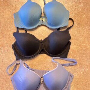 Victoria's Secret Perfect Coverage (3) Bras 34D